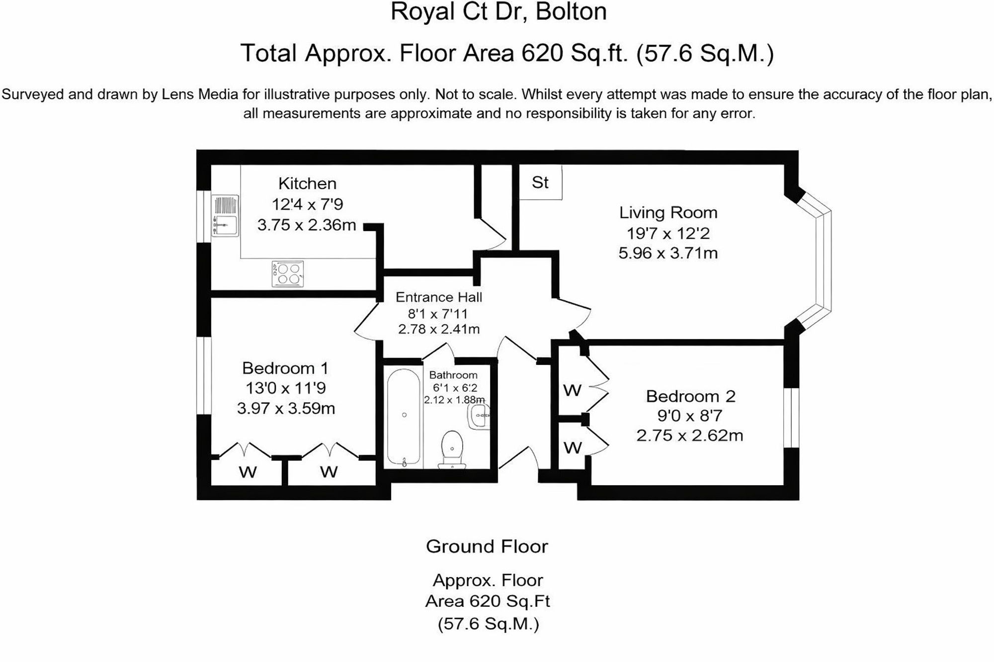 33 Royal Court Drive, Bolton floorplan