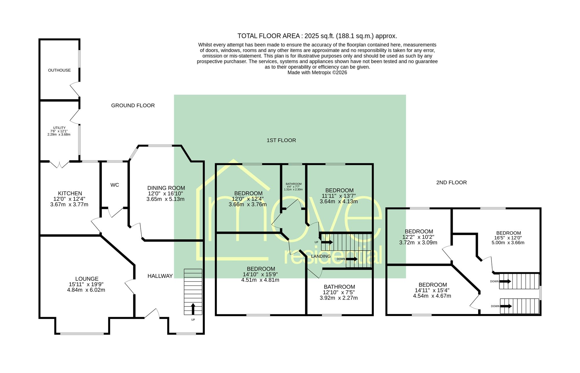 55 School Lane, Prenton floorplan