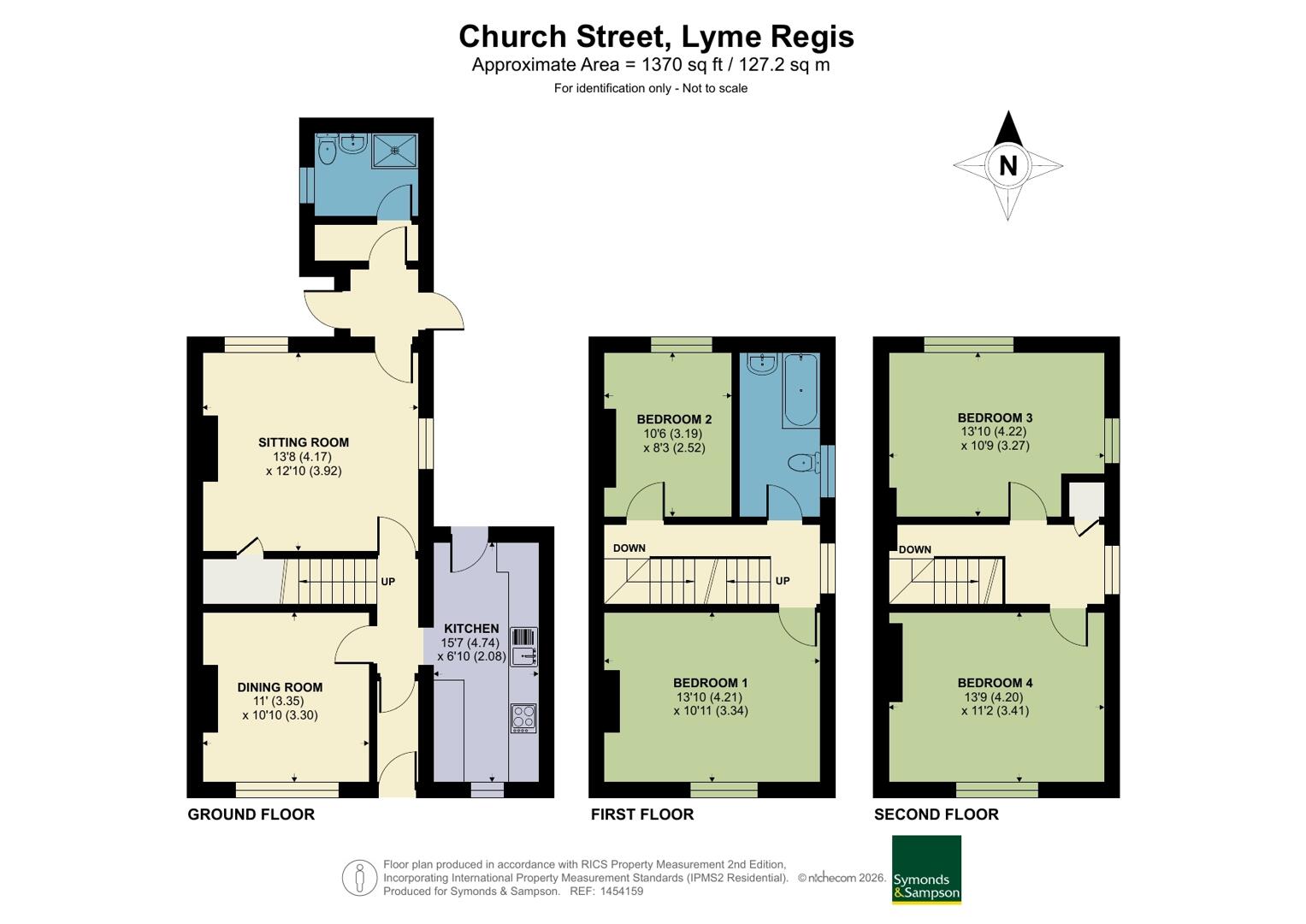 55, Church Street, Lyme Regis floorplan