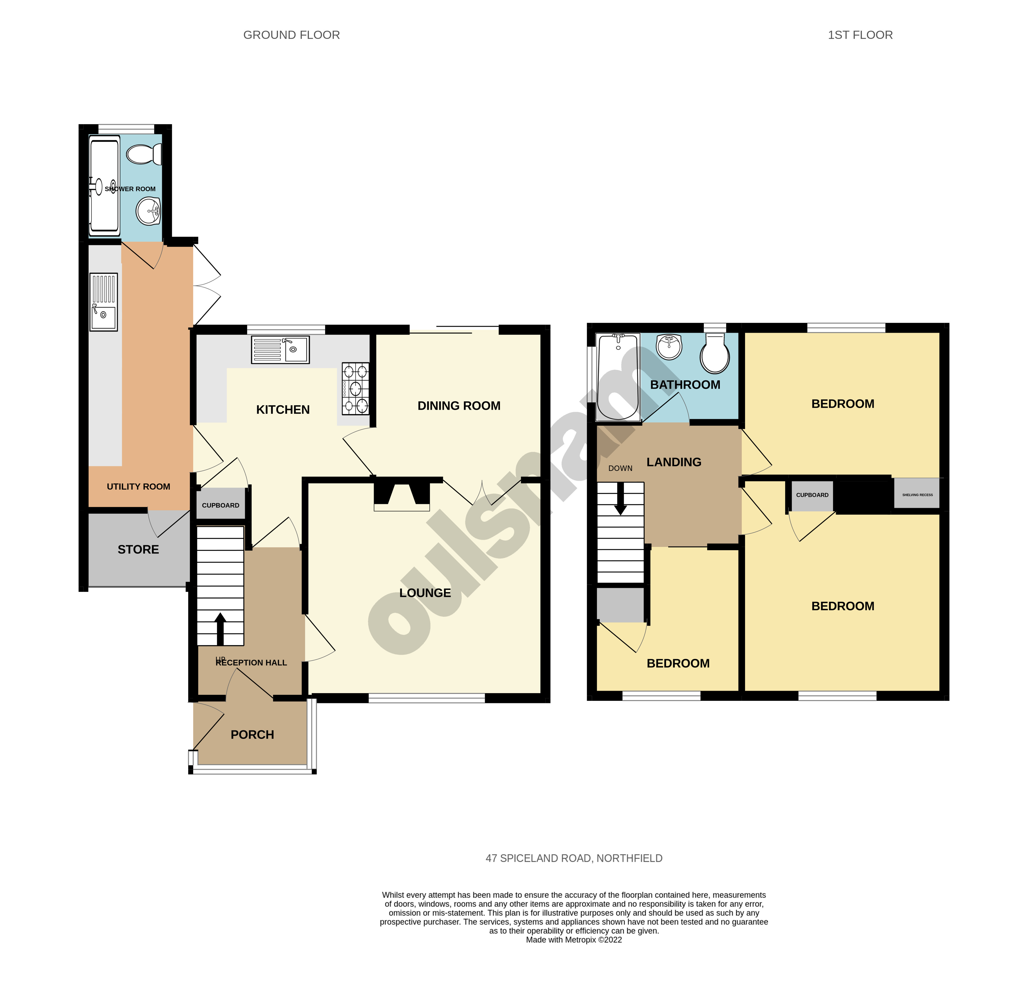 47, Spiceland Road, Northfield floorplan
