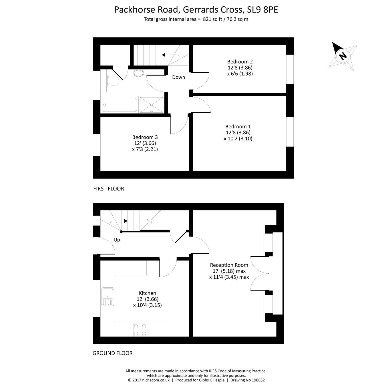 3 Bedrooms Maisonette to rent in Packhorse Road, Gerrards Cross SL9