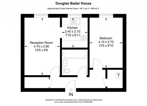 Flat 19 , Douglas Bader House, Isleworth floorplan