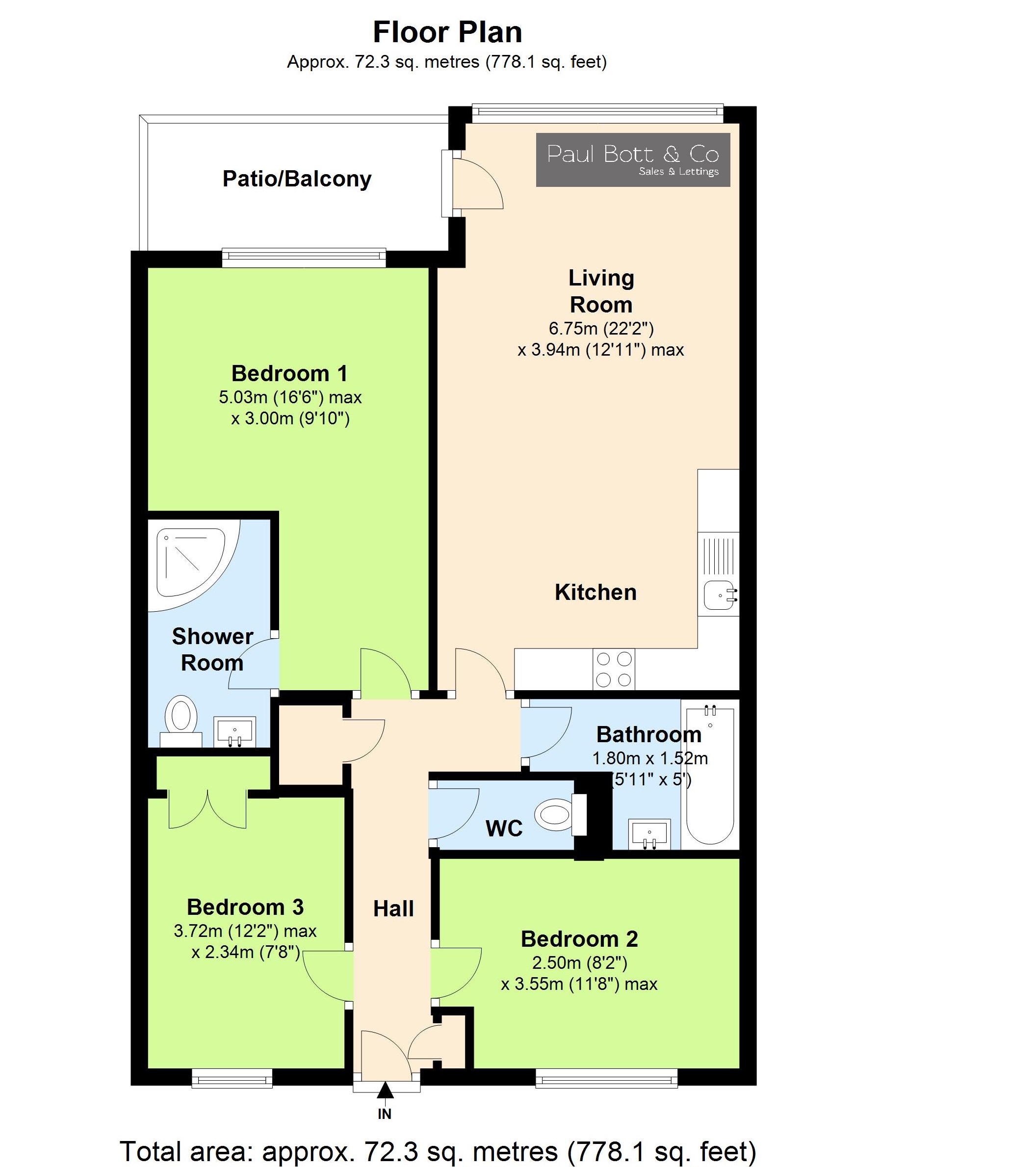 3 Bedrooms Flat to rent in Kingsway, Hove BN3