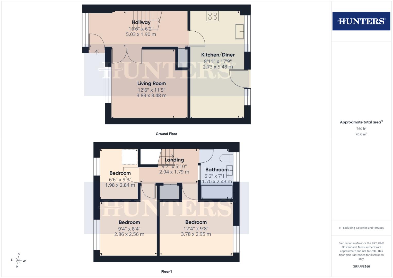3, Bosville Walk, Bridlington floorplan