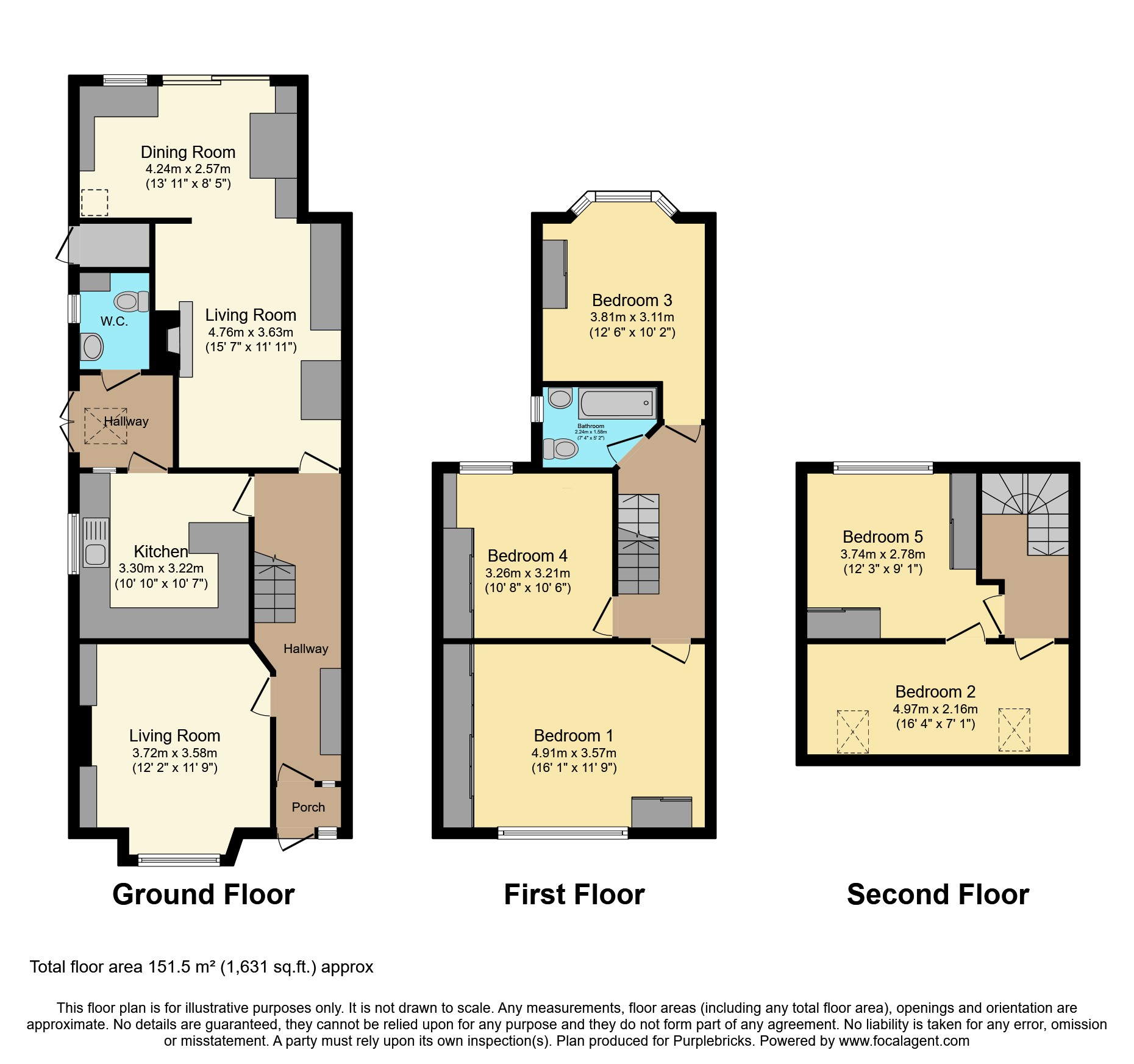 312, Brigstock Road, Thornton Heath floorplan