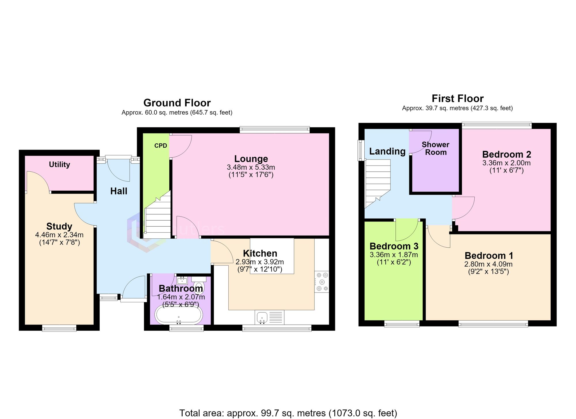 1 Ennerdale Avenue, Sheffield floorplan