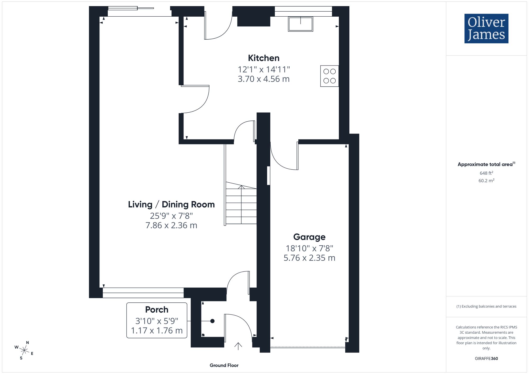 3 Ashdale Close, Huntingdon floorplan