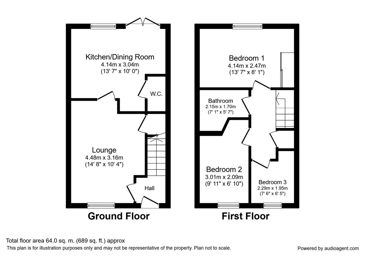 3 Bedrooms Terraced house to rent in Carr Brook Way, Melbourne, Derby DE73