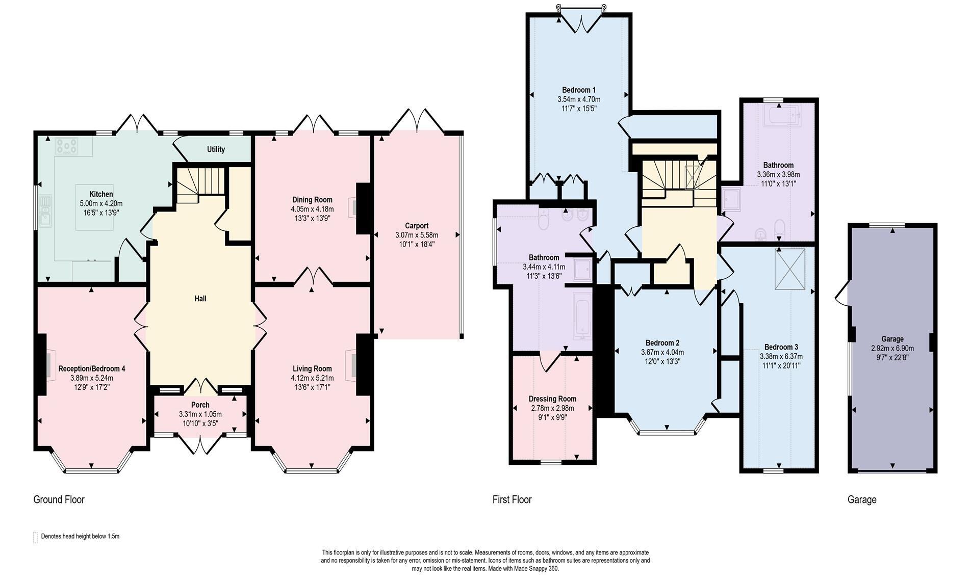22, Queens Park West Drive, Bournemouth floorplan