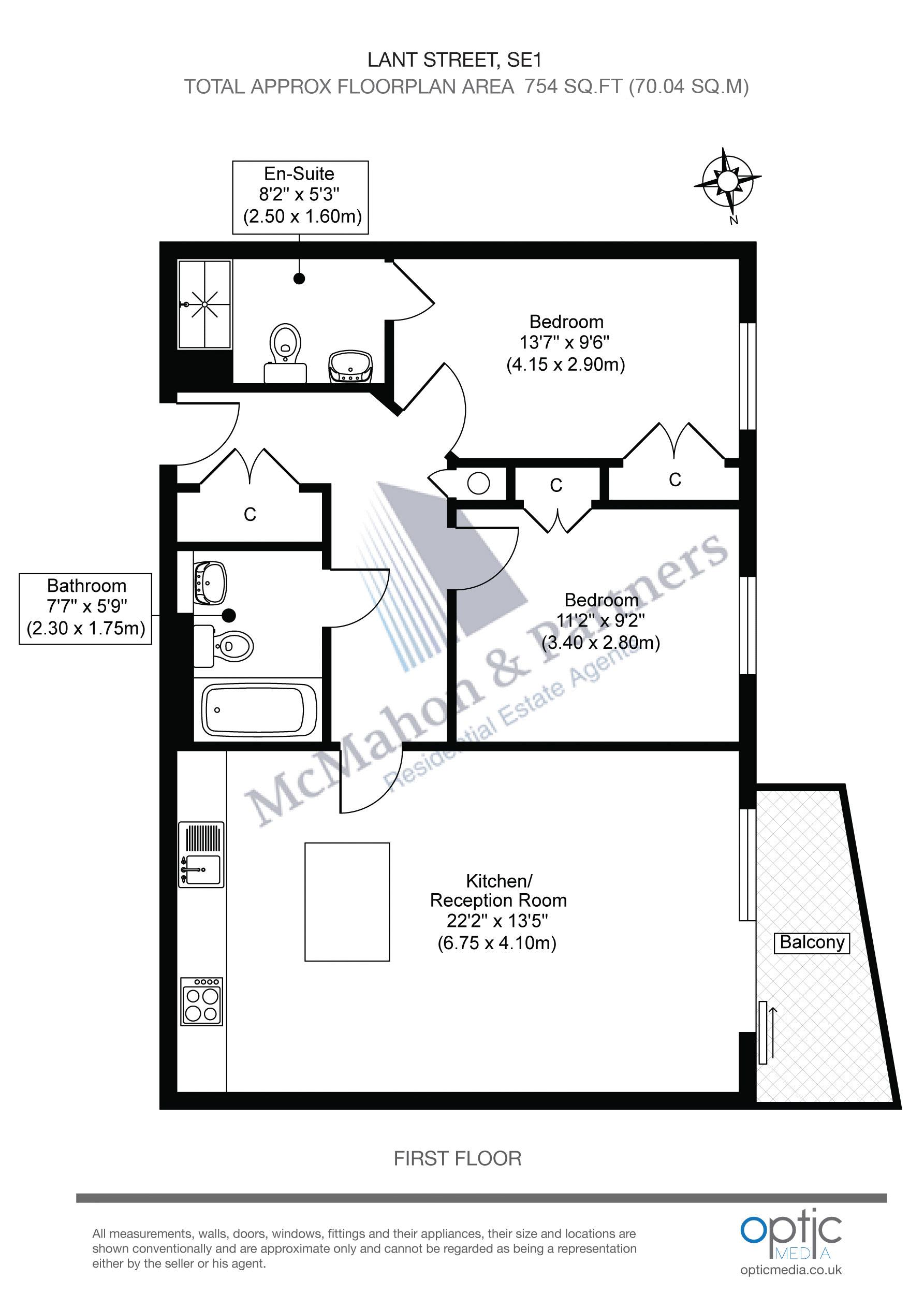 2 Bedrooms Flat to rent in Lant Street, London SE1