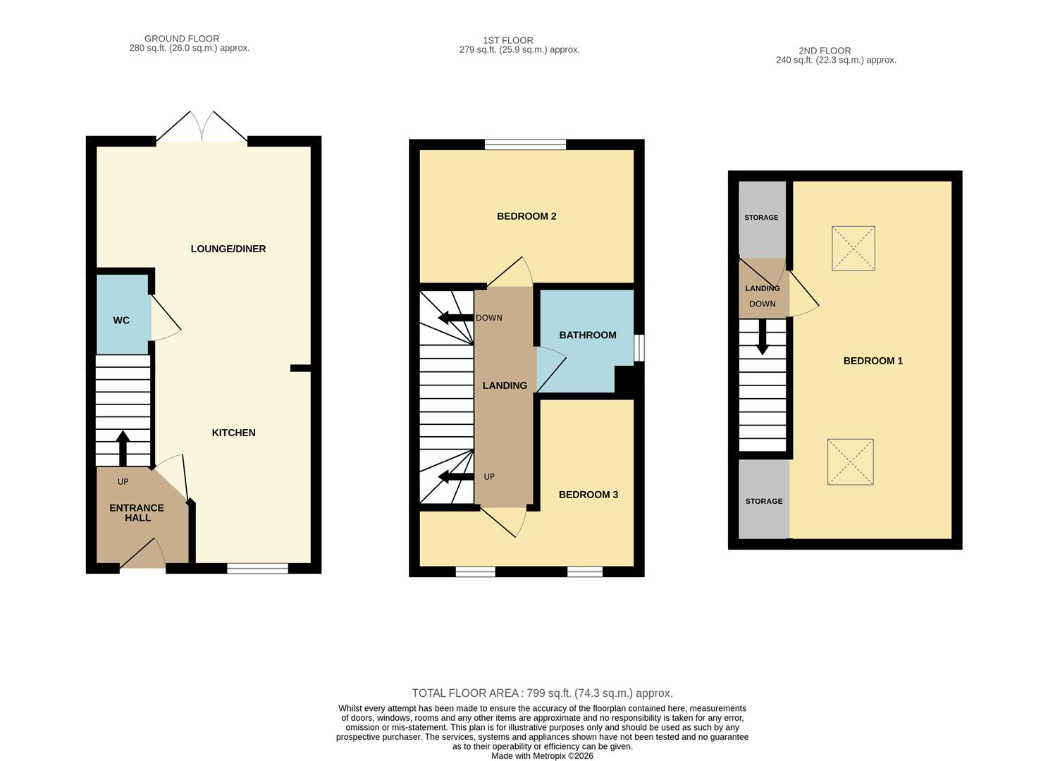 23, Lyncoln Drive, Lowestoft floorplan
