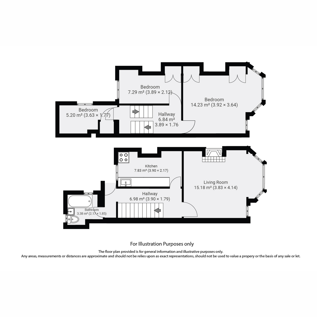 Flat The flat, 1, Ty Castroggy, Chepstow floorplan