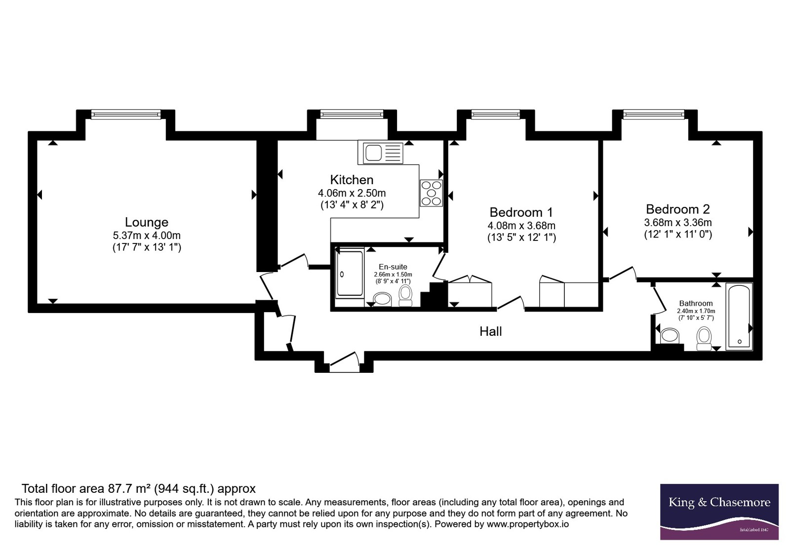 8, Warnham Court, Horsham floorplan