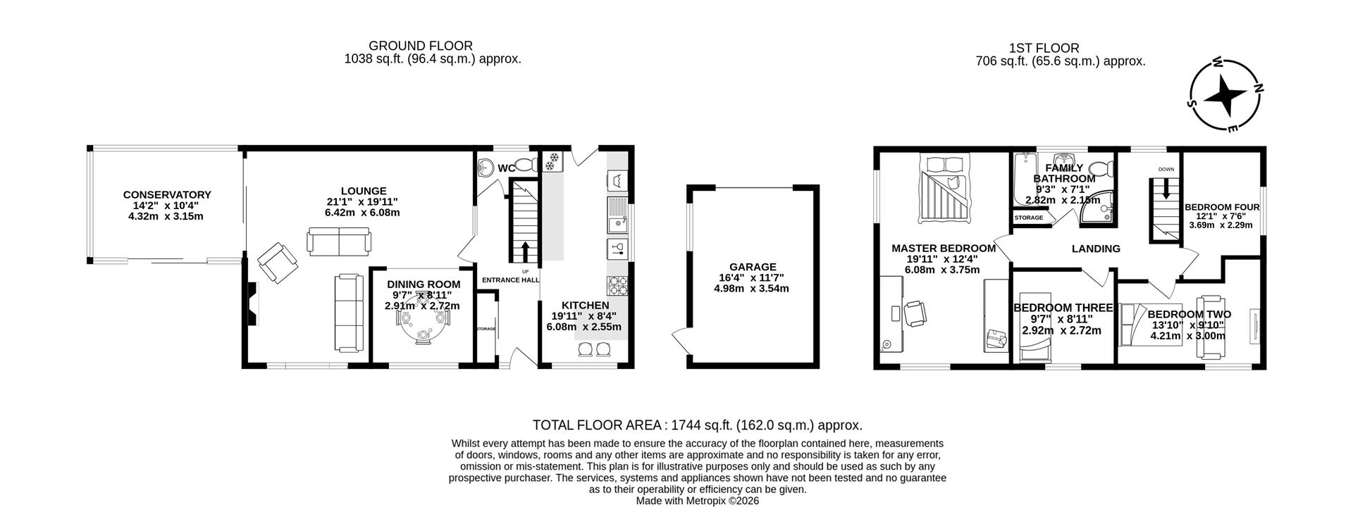 17, Daisy Bank Close, Leyland floorplan