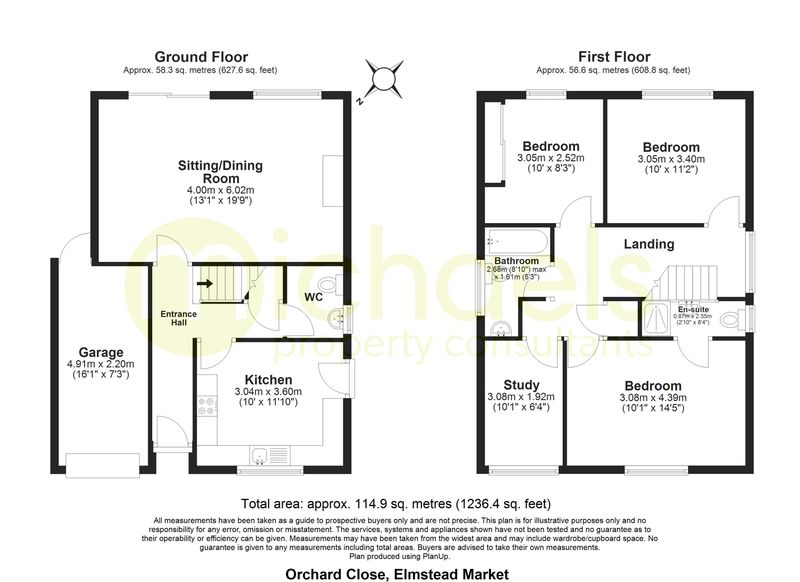2, Orchard Close, Colchester floorplan
