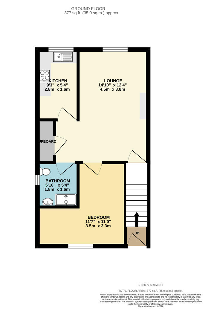 24, Kestrel Drive, Sheffield floorplan