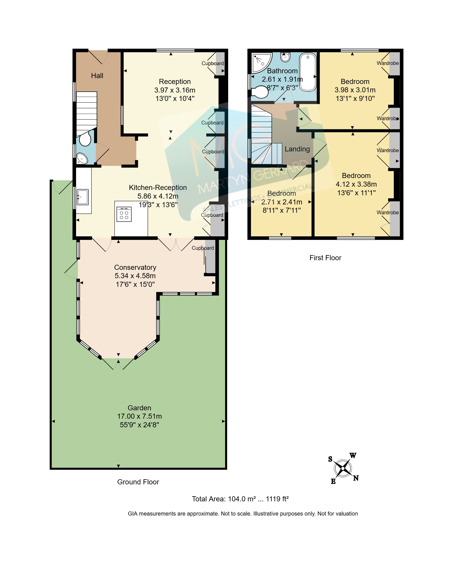 58, Coppetts Road, London floorplan
