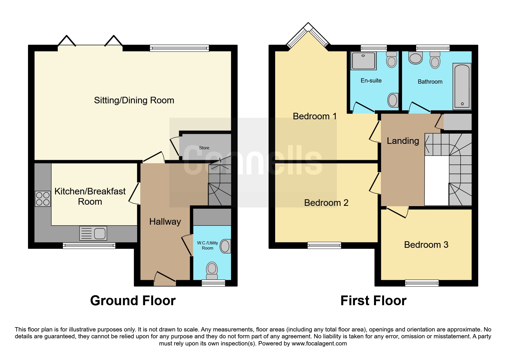 3, Walnut Close, Burgess Hill floorplan