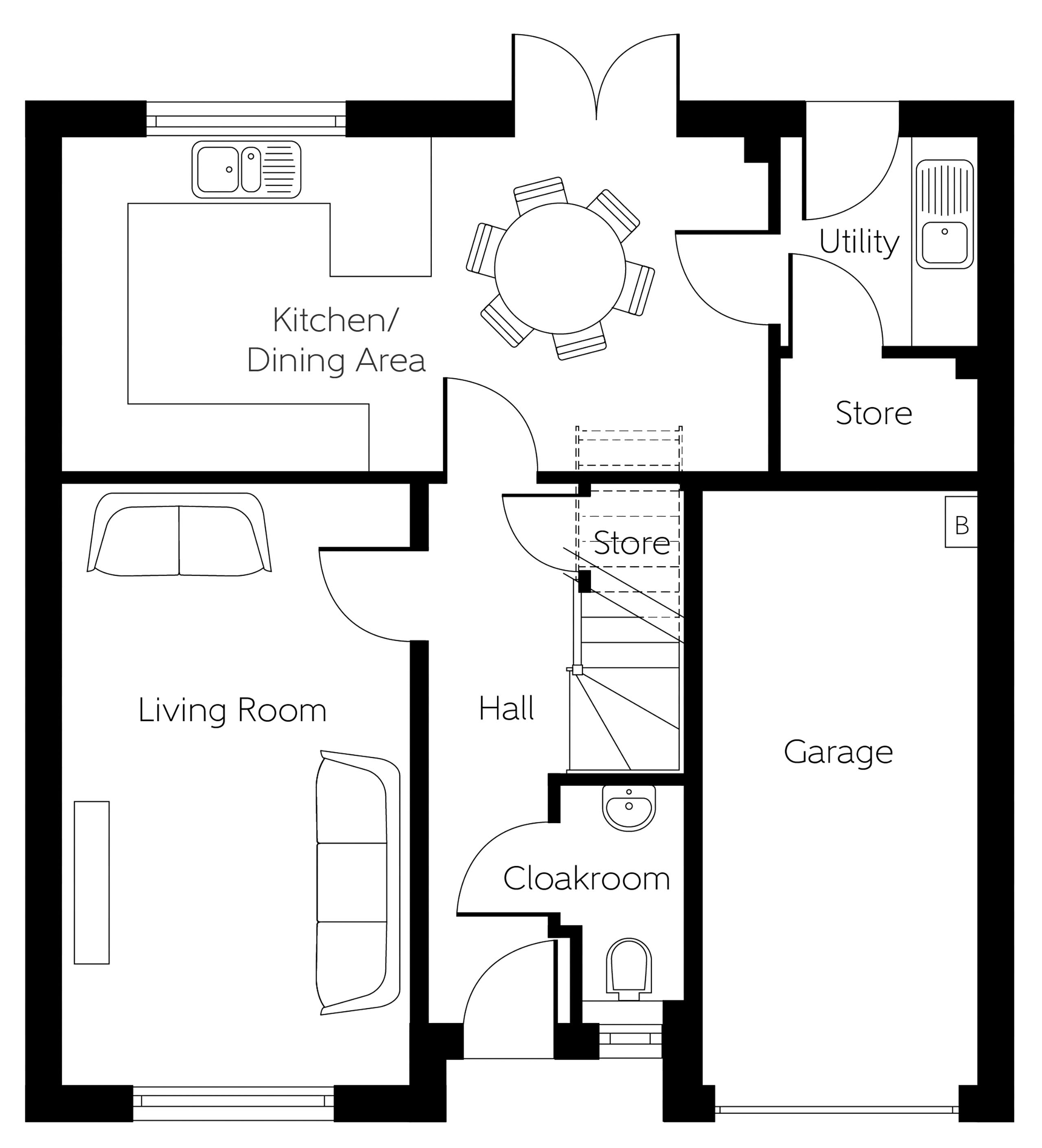306, Auchendinny, Auchendinny floorplan