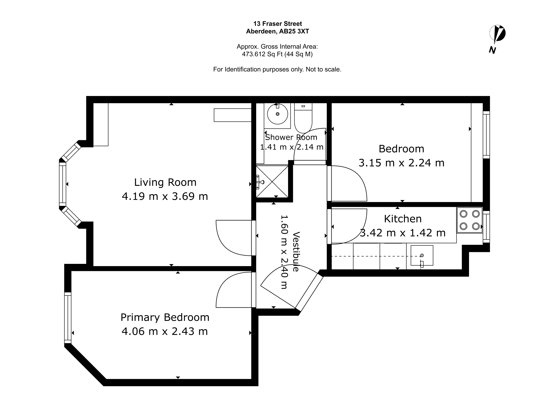 13, Fraser Street, Aberdeen floorplan