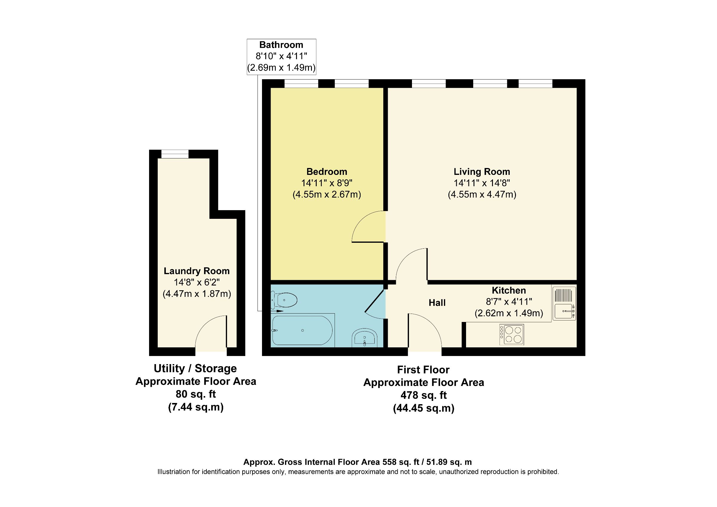 Flat 9, Allerton Hall, Leeds floorplan