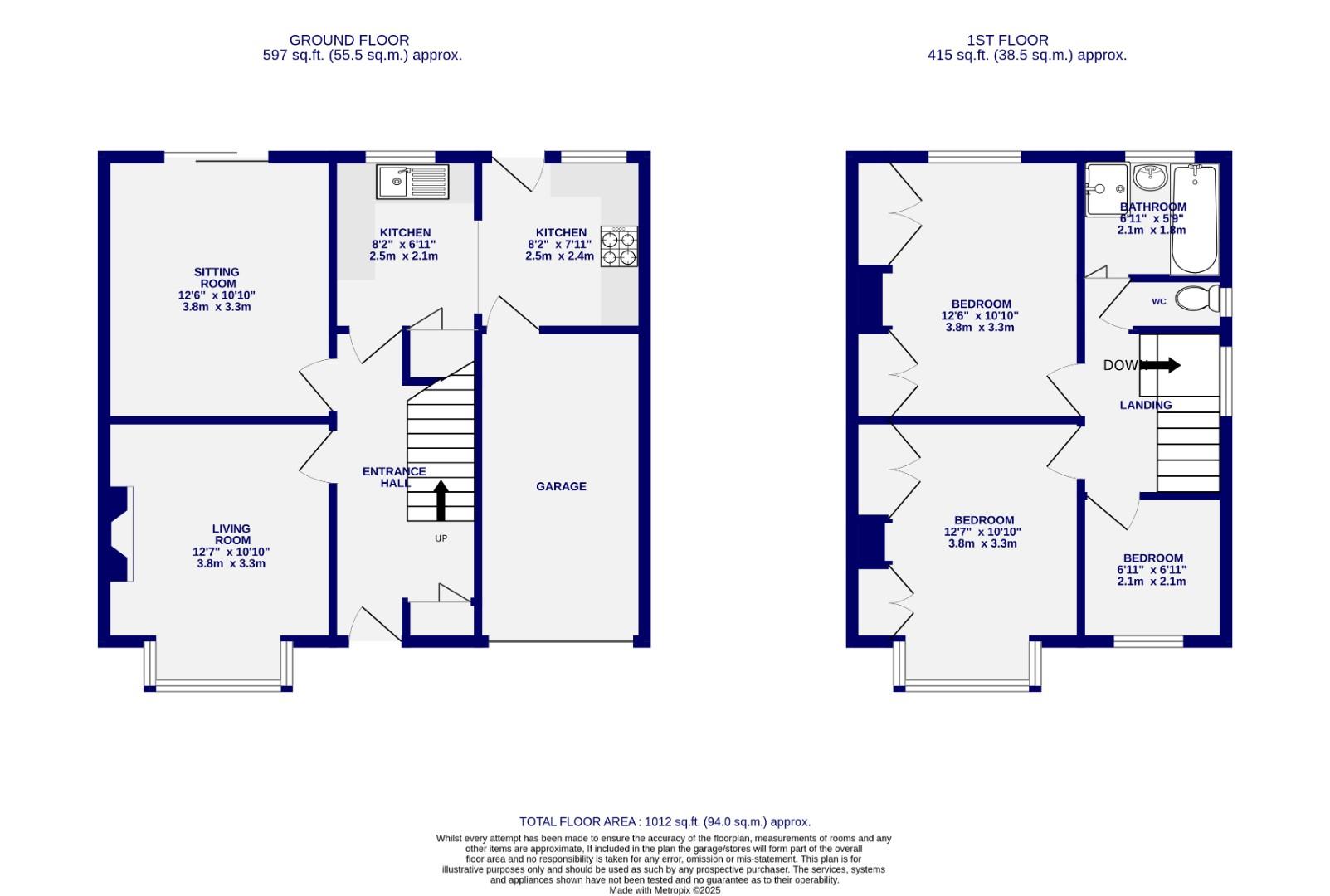 82, Melton Avenue, York floorplan