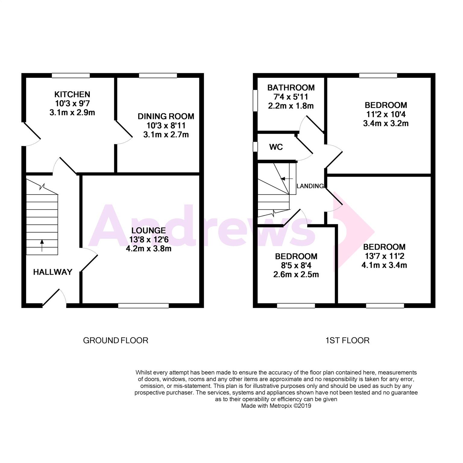 57, Hogarth Walk, BRISTOL floorplan