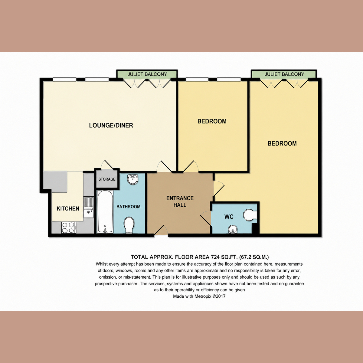 Flat FLAT 301, SKYLINE PLAZA, 45, Victoria Avenue, Southend-on-sea floorplan
