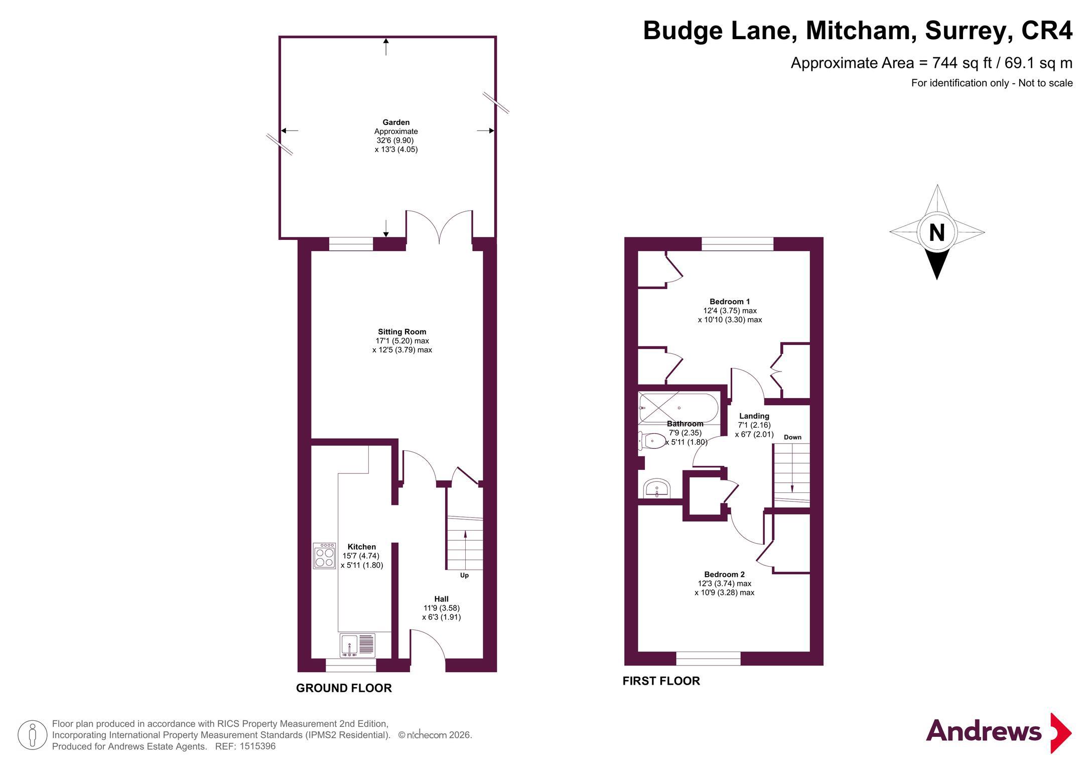 6, Budge Lane, Surrey floorplan