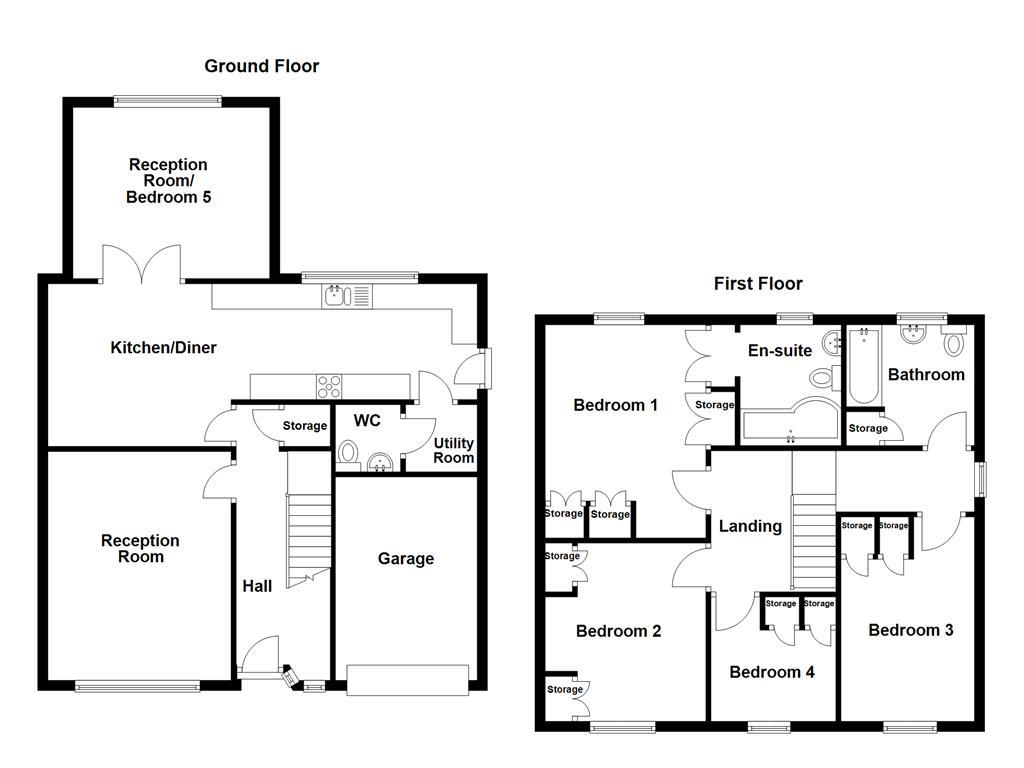 15, Linnell Drive, Rochdale floorplan