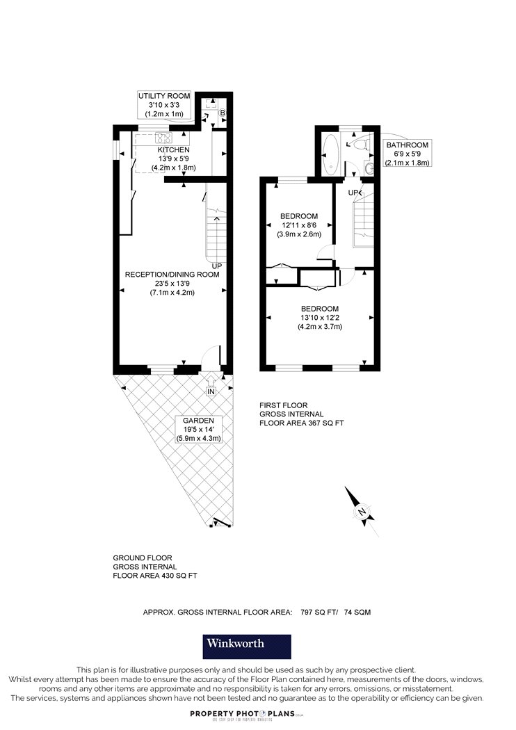 22, Addison Place, London floorplan