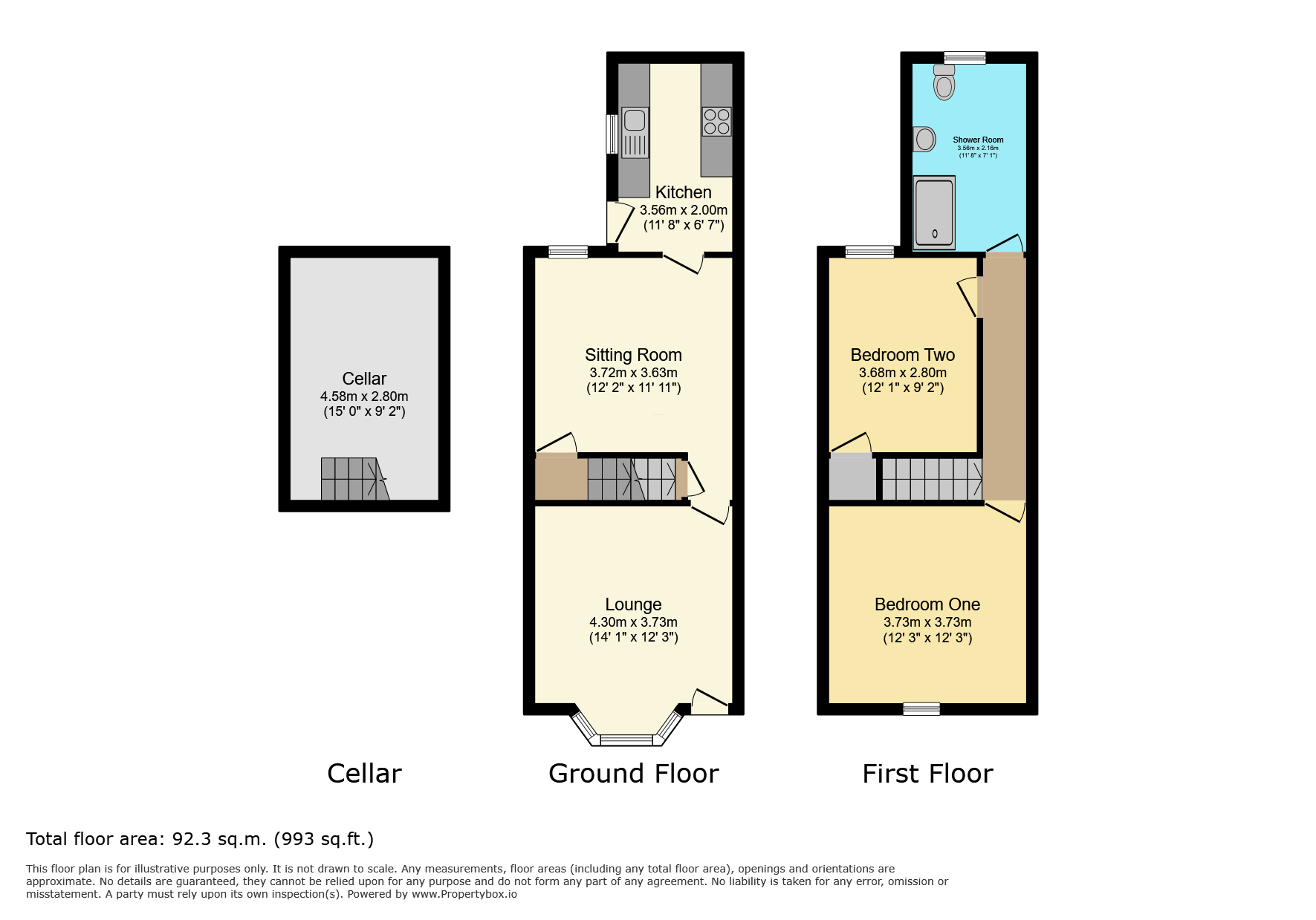 125 Kirkby Road, Leicester floorplan