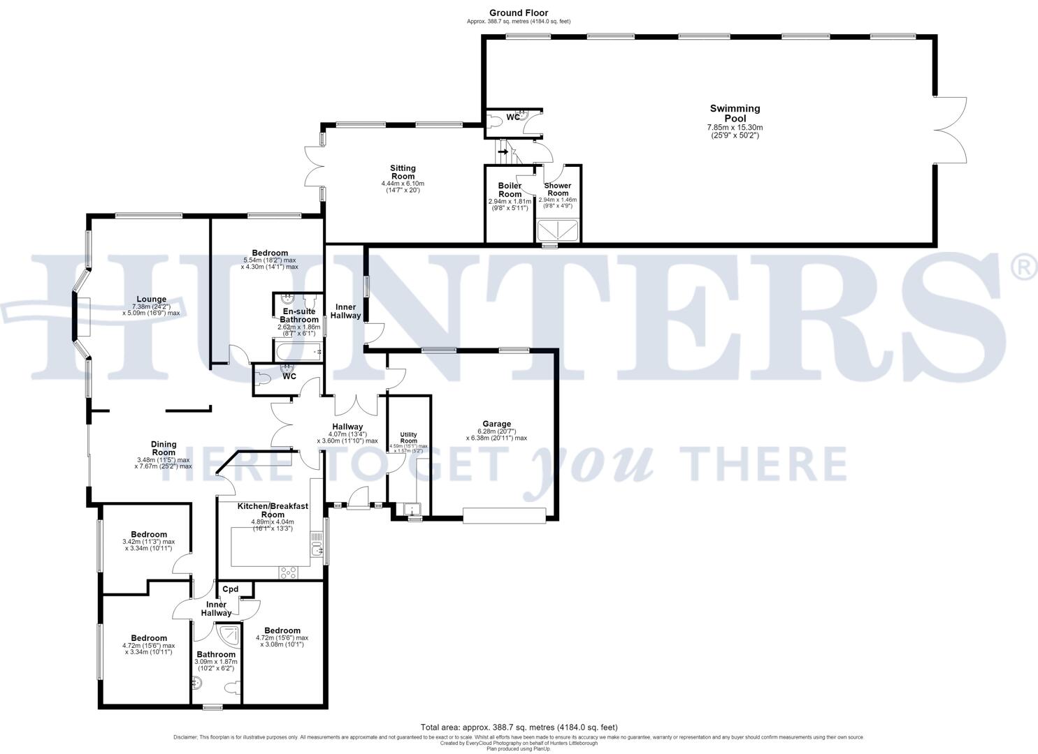 Clouds Hill, Cross Stone Road, Todmorden floorplan