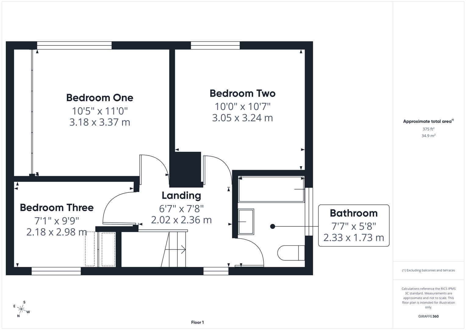 2, Lancaster Street, Castleford floorplan