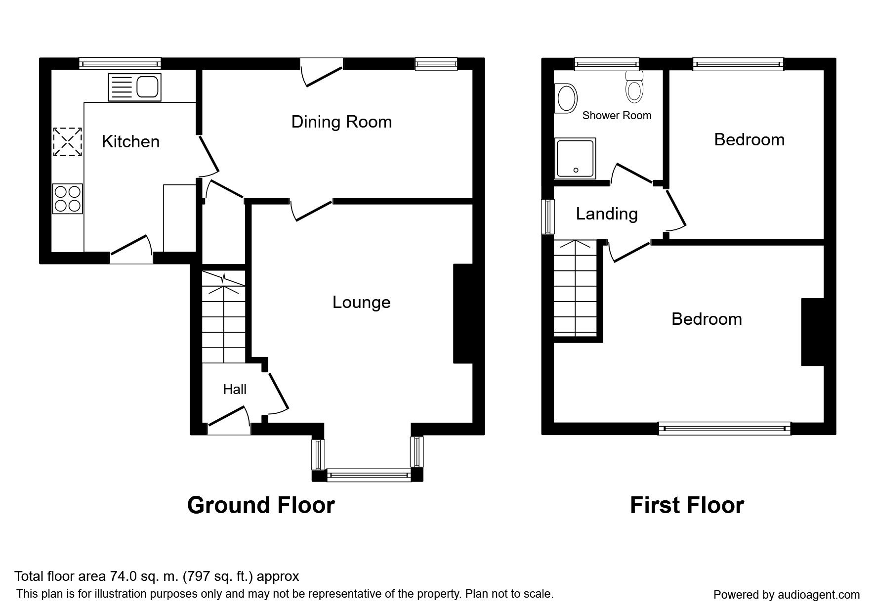 2 Bedrooms Semi-detached house for sale in Court Lane, Halifax HX2