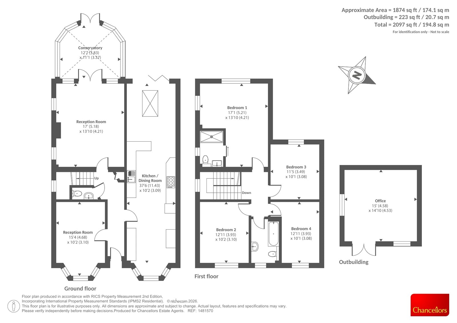 Lantern House, 61, Windsor Road, Woking floorplan