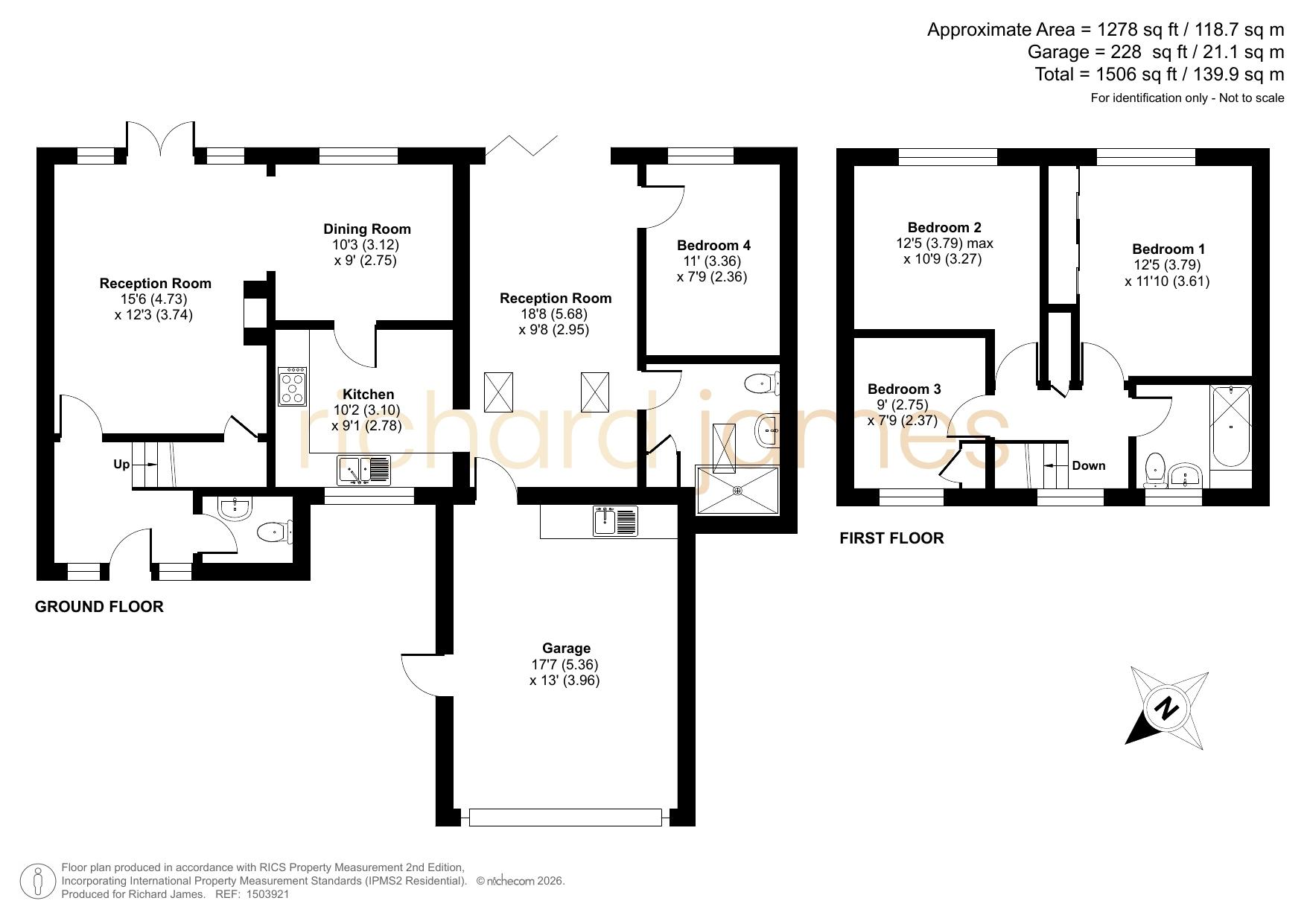 18, Chapelwick Close, Swindon floorplan