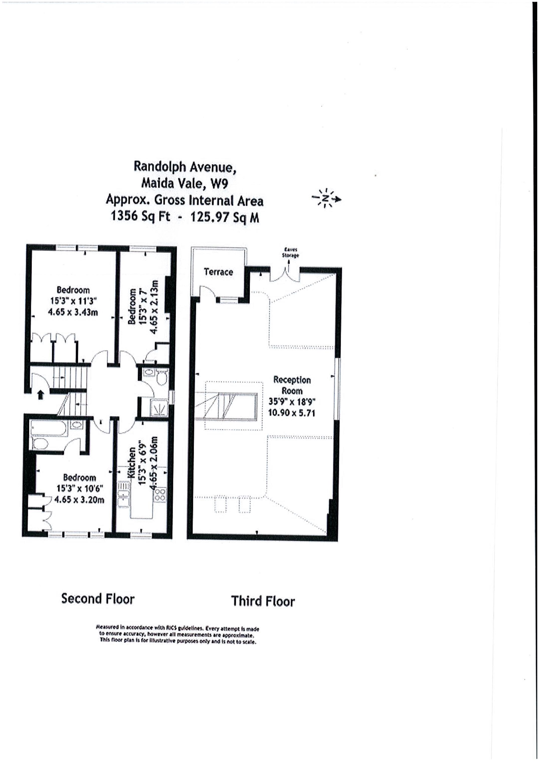 3 Bedrooms Flat to rent in Randolph Ave, Maida Vale, London W9