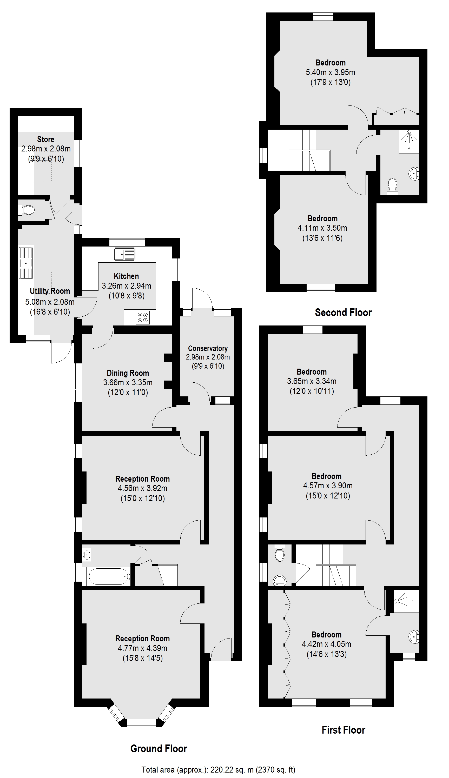 Stanley Road, Teddington TW11, 5 bedroom end terrace house for sale