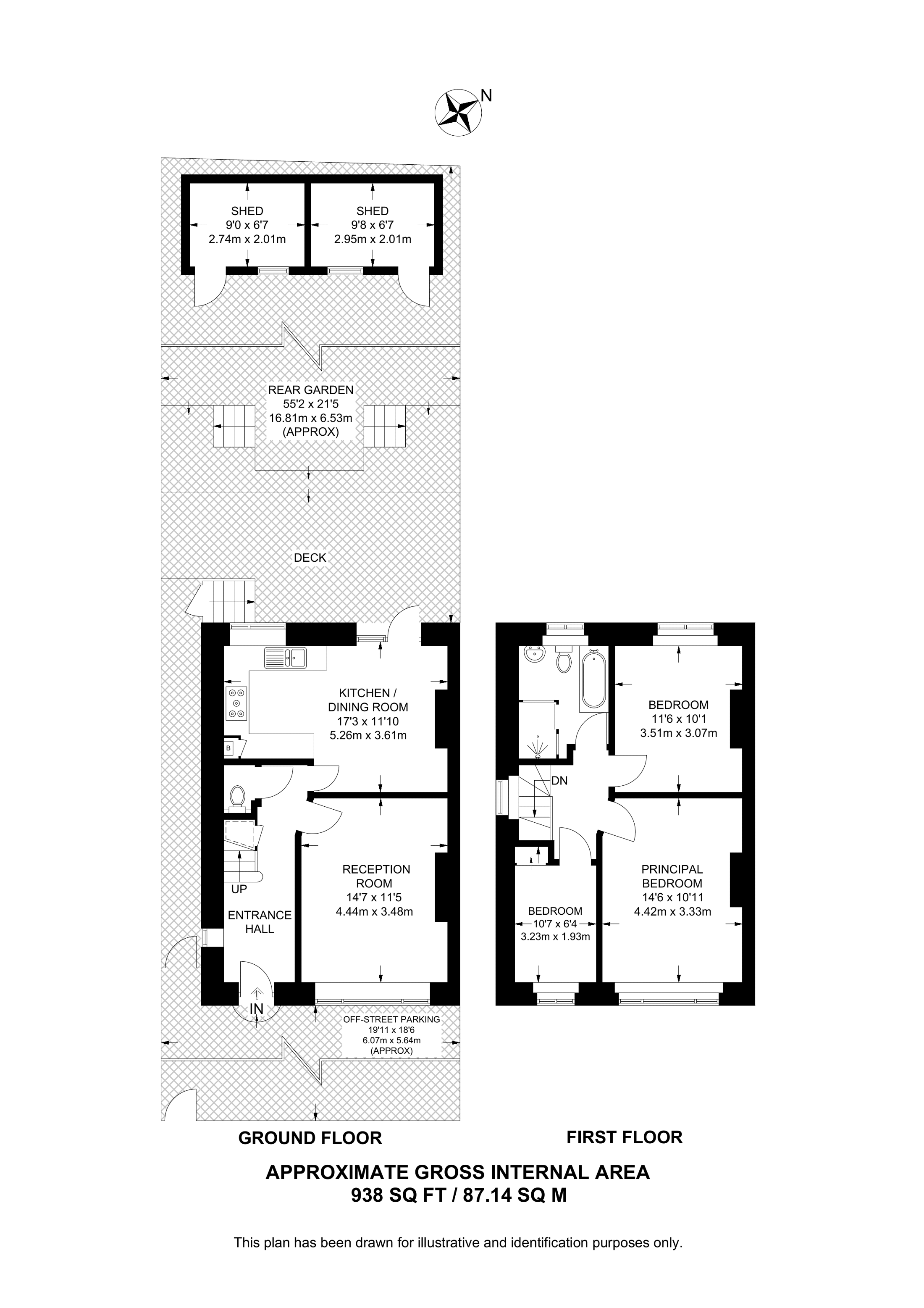 Bramdean Crescent, Lee floorplan