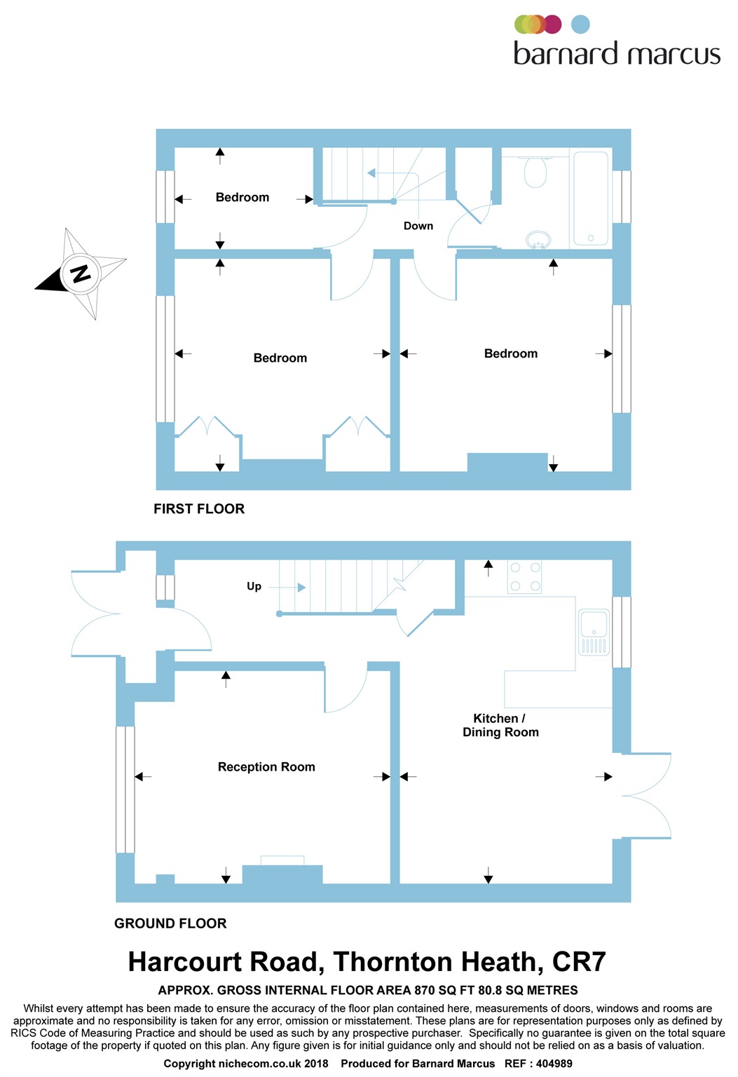 3 Bedrooms Terraced house for sale in Harcourt Road, Thornton Heath CR7