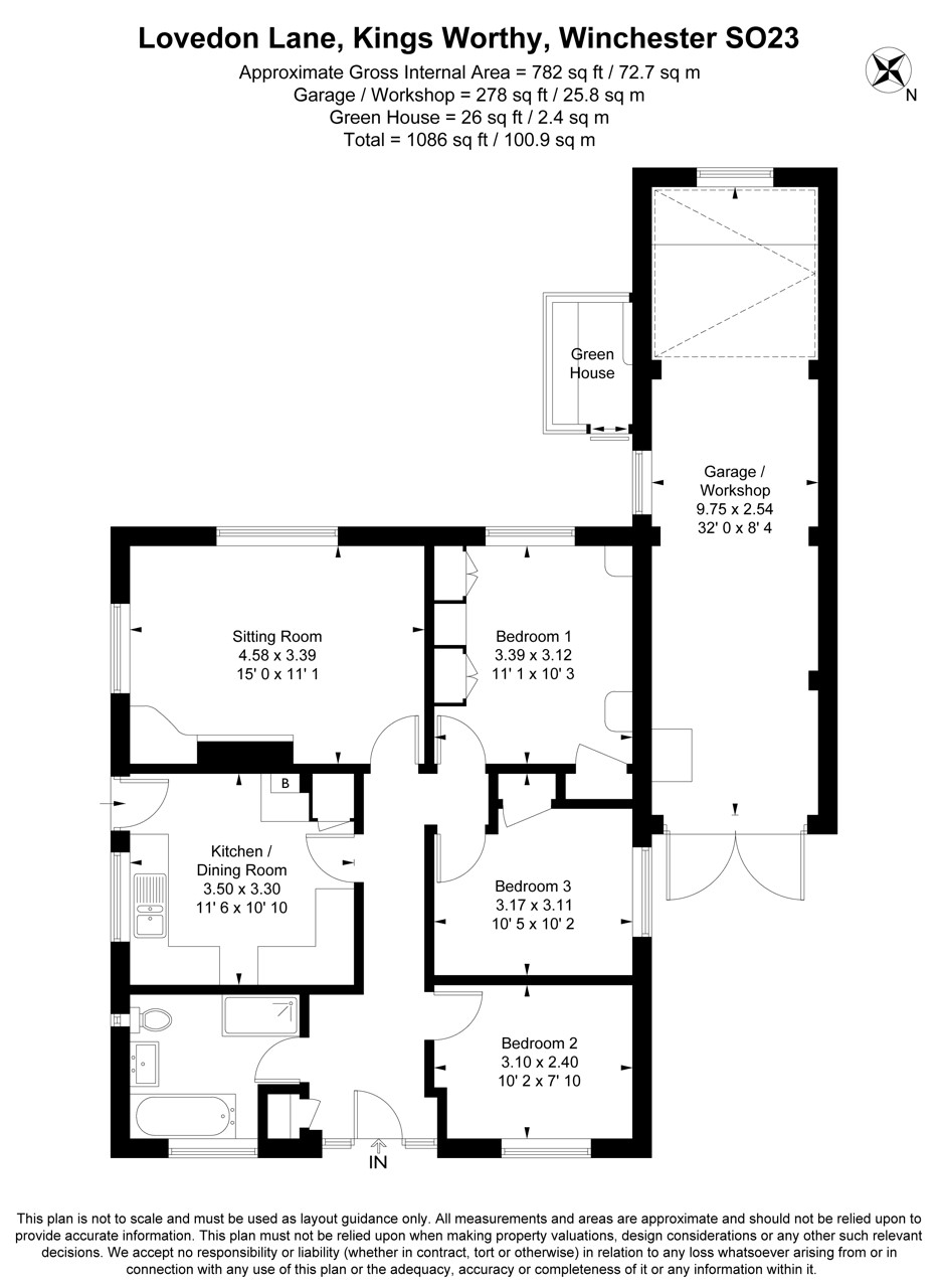 Lovedon Lane, Kings Worthy, Winchester SO23, 3 bedroom detached