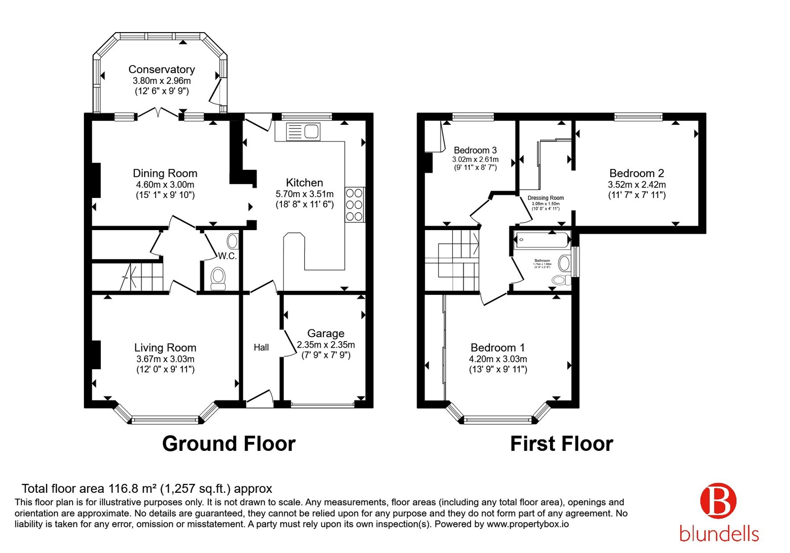 27, Downing Road, Sheffield floorplan