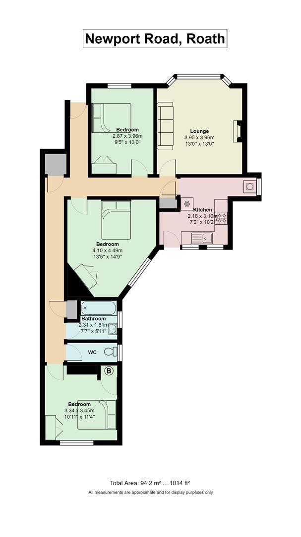 232A, Newport Road, Cardiff floorplan