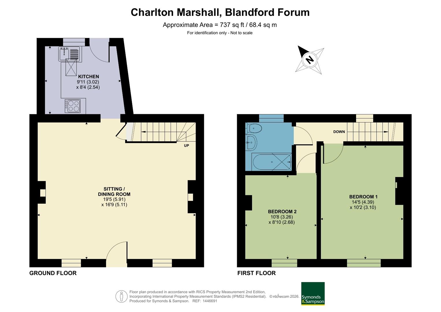 14, Gravel Lane, Blandford Forum floorplan