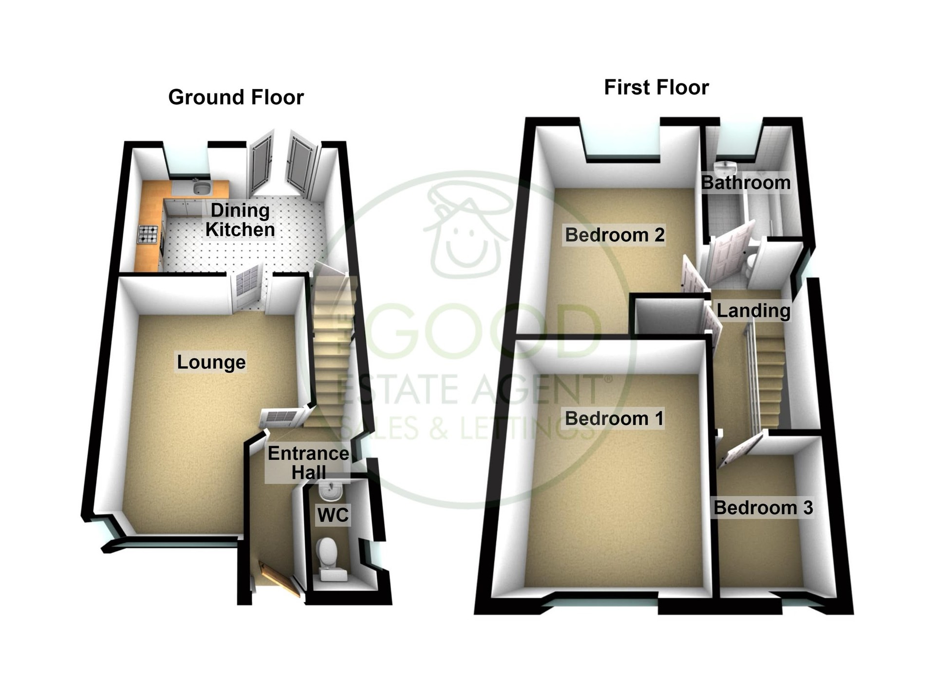 14, Stradbroke Close, Warrington floorplan