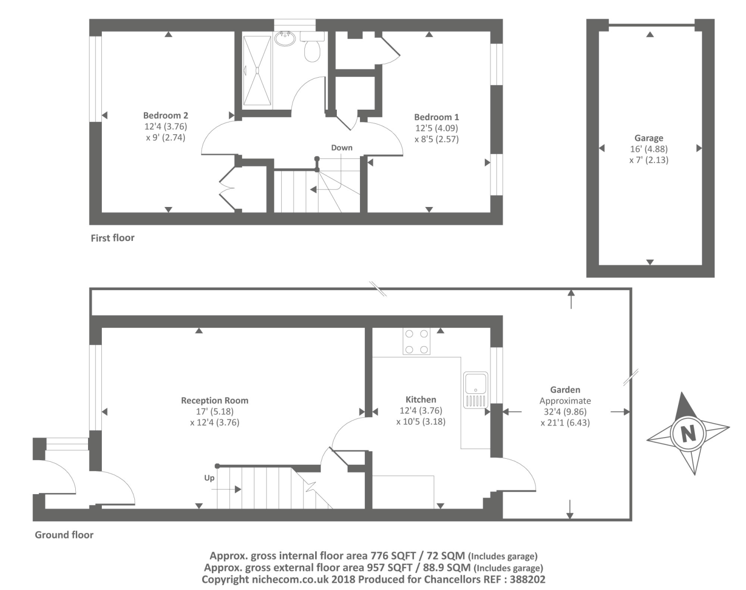 2 Bedrooms End terrace house for sale in Newport Road, Newbury RG14