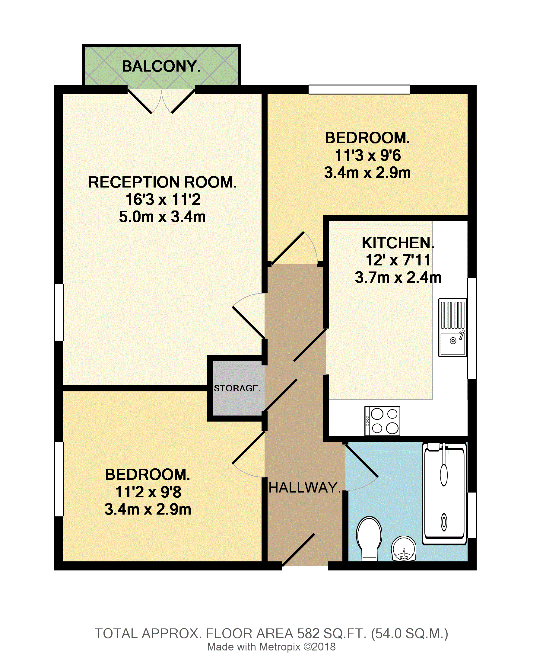 4, Court View, Bristol floorplan
