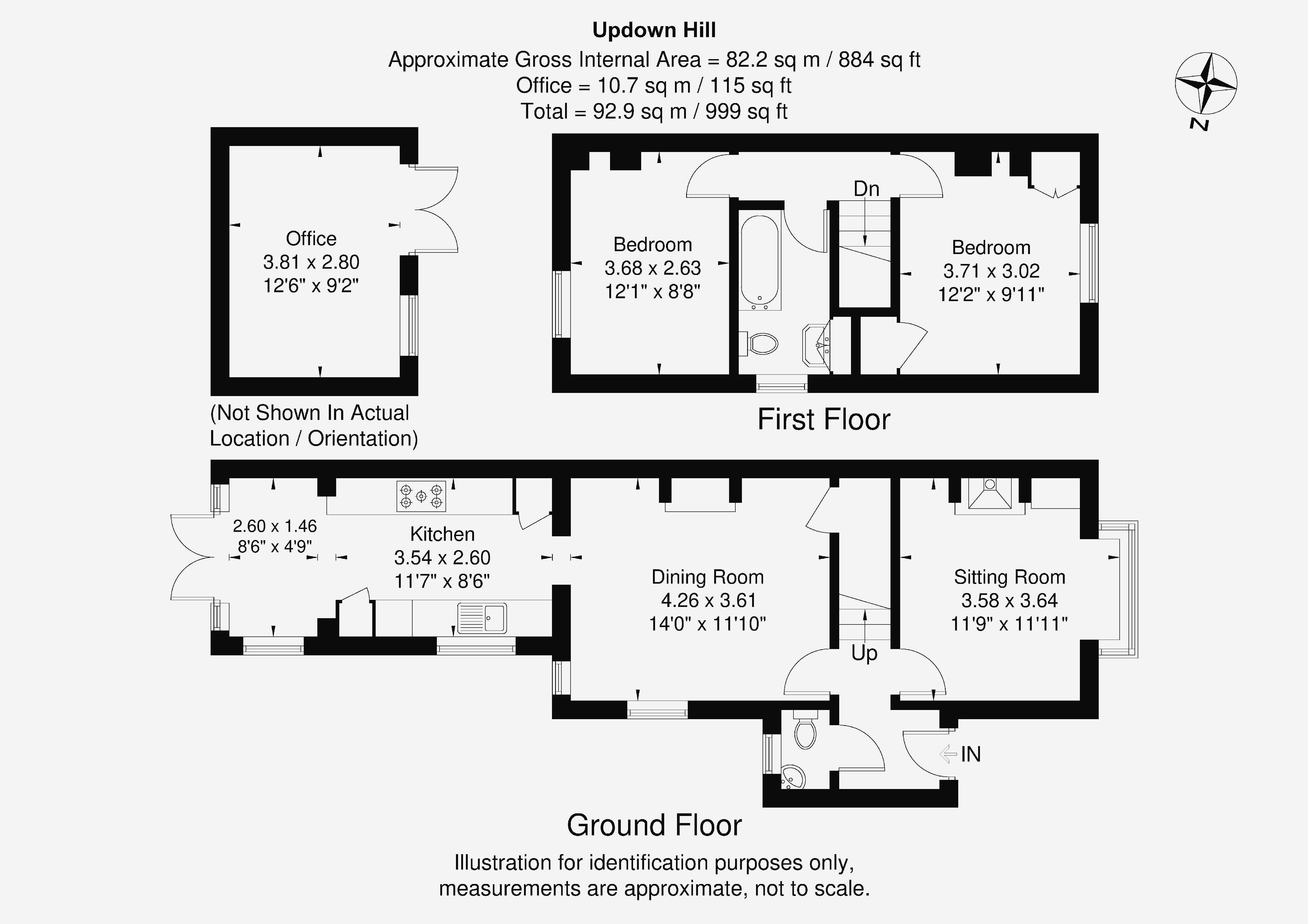 10, Updown Hill, Windlesham floorplan