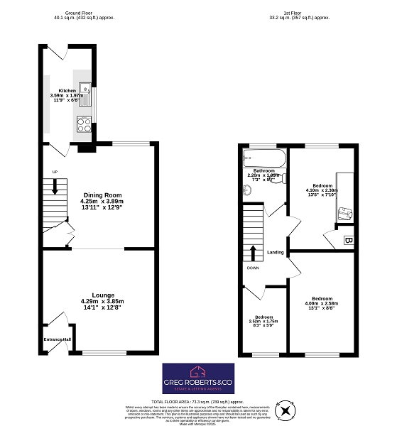 9 Gladstone Street, Blaina floorplan